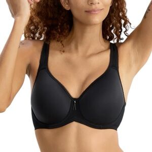 WACOAL womens Basic Beauty Spacer T-Shirt Bra 853192 black size 40DD NWT